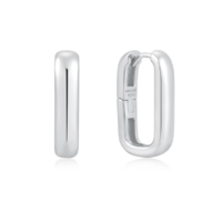 Juweel Ania Haie Chic Creator classic oval hoop earrings E058-08H  Juweel Ania Haie Chic Creator classic oval hoop earrings E058-08H