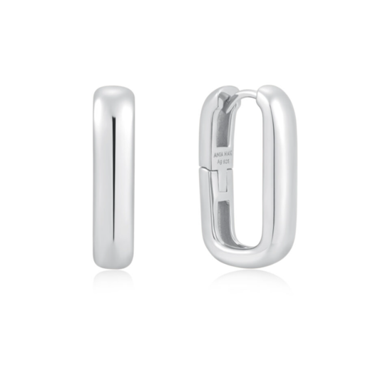 Juweel Ania Haie Chic Creator classic oval hoop earrings E058-08H Juweel Ania Haie Chic Creator classic oval hoop earrings E058-08H