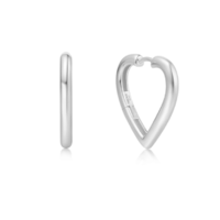Juweel Ania Haie Sunny Sparkler Medium Heart Hoop Earrings E064-03H  Juweel Ania Haie Sunny Sparkler Medium Heart Hoop Earrings E064-03H