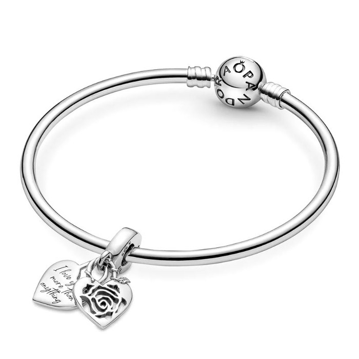 Juweel Pandora Moments Roos Hart Hangslot Hangende Bedel 790086C00 