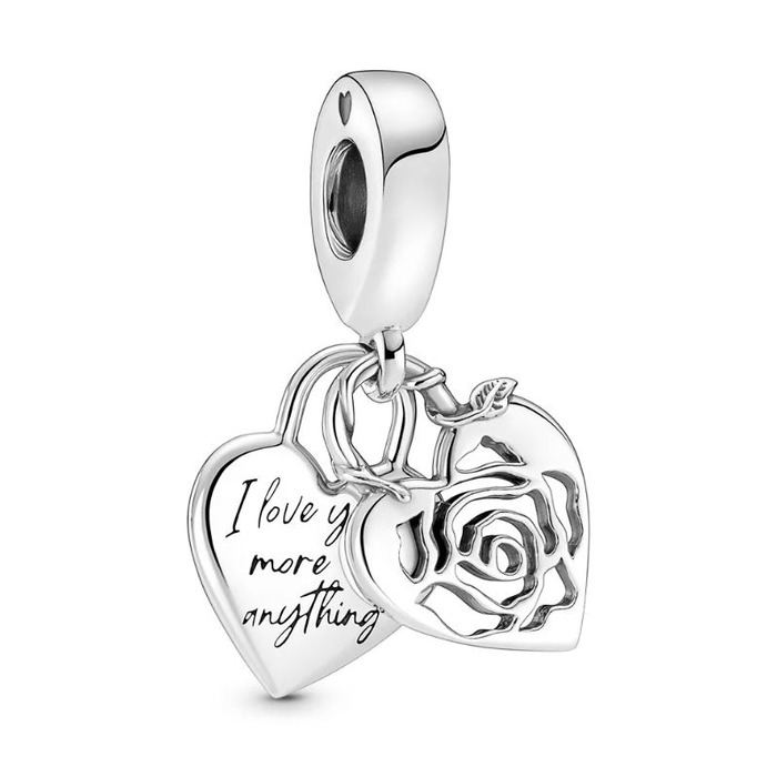 Juweel Pandora Moments Roos Hart Hangslot Hangende Bedel 790086C00 