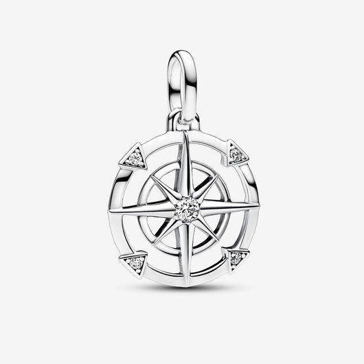 Juweel Compass Medallion Charm Pandora 793456C01 Juweel Compass Medallion Charm Pandora 793456C01