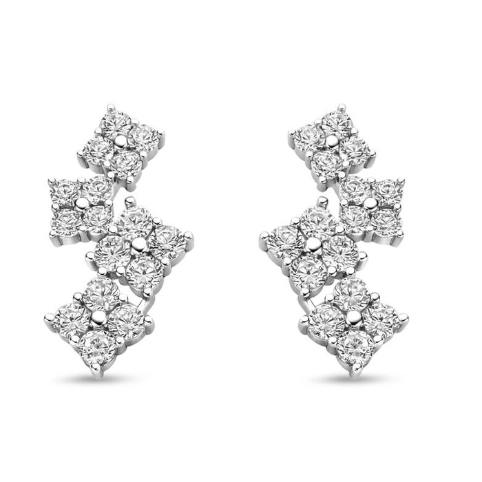 Juweel Silver Rose Oorstekers EA2482W 