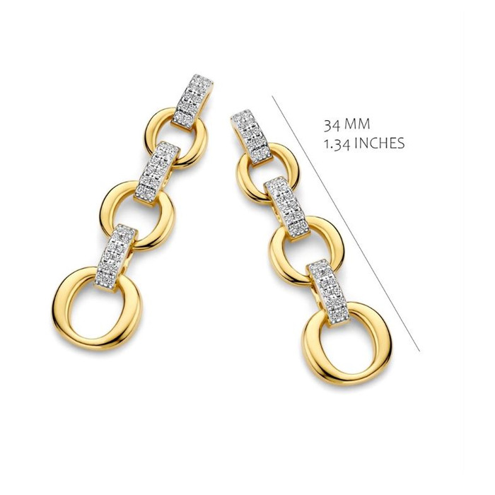 Juweel Silver Rose Oorstekers EA2463G 