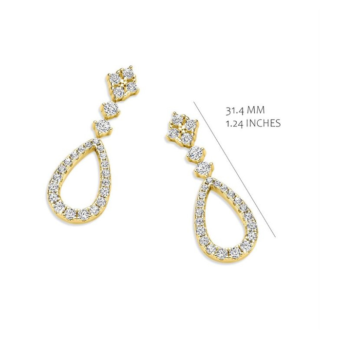 Juweel Silver Rose Oorstekers EA2466G-S 