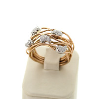 Juweel Ring Hulchi Belluni rosé goud 18 karaat briljanten '92563-2344-TWDH' Juweel Ring Hulchi Belluni rosé goud 18 karaat briljanten '92563-2344-TWDH'