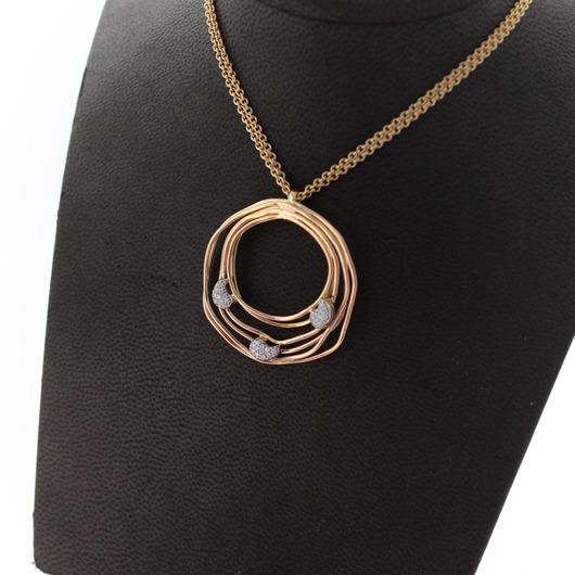 Juweel Hulchi Belluni collier rosé goud 18karaat briljant '92562-2345-TWDH' Juweel Hulchi Belluni collier rosé goud 18karaat briljant '92562-2345-TWDH'