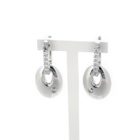 Juweel Hulchi Belluni Oorbellen witgoud 18 karaat briljanten '92560-2348-TWDH' Juweel Hulchi Belluni Oorbellen witgoud 18 karaat briljanten '92560-2348-TWDH'