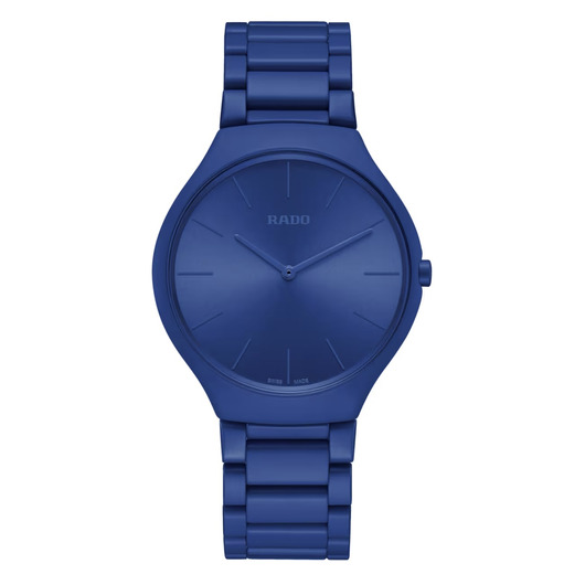 Horloge Rado True Thinline Les Couleurs Spectacular Ultramarine R27092622 le corbusier Horloge Rado True Thinline Les Couleurs Spectacular Ultramarine R27092622 le corbusier