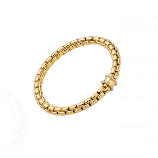 Juweel FOPE EKA BRACELET 70805BX_BB_G_XGX_00M  Juweel FOPE EKA BRACELET 70805BX_BB_G_XGX_00M