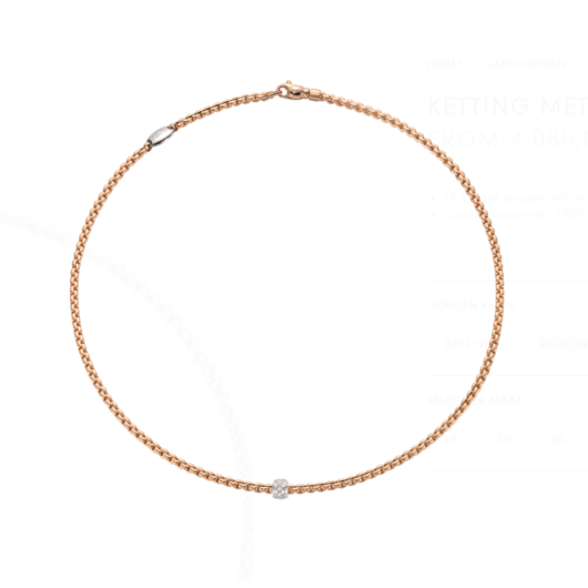 Juweel FOPE EKA NECKLACE 73001CX_PB_R_XBX_050  Juweel FOPE EKA NECKLACE 73001CX_PB_R_XBX_050