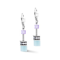 Juweel COEUR DE LION PENDANTS D'OREILLE AQUA-LILAS 2838/20-2026  Juweel COEUR DE LION PENDANTS D'OREILLE AQUA-LILAS 2838/20-2026