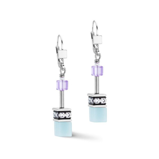 Juweel COEUR DE LION PENDANTS D'OREILLE AQUA-LILAS 2838/20-2026 Juweel COEUR DE LION PENDANTS D'OREILLE AQUA-LILAS 2838/20-2026