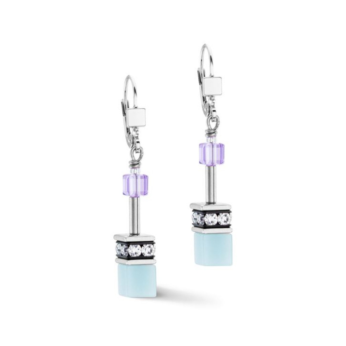 Juweel COEUR DE LION PENDANTS D'OREILLE AQUA-LILAS 2838/20-2026 