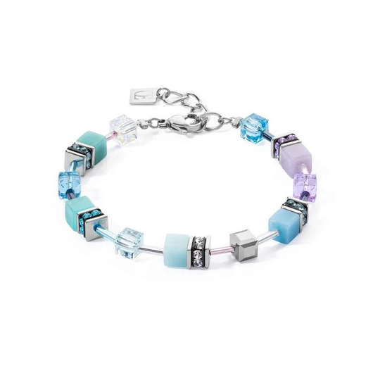 Juweel COEUR DE LION BRACELET AQUA-LILAS 2838/30-2026 Juweel COEUR DE LION BRACELET AQUA-LILAS 2838/30-2026