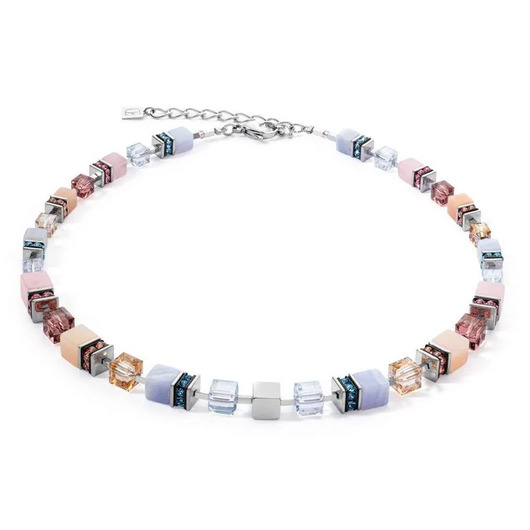 Juweel COEUR DE LION COLLIER BLEU CLAIR-BEIGE 3039/10-0738 Juweel COEUR DE LION COLLIER BLEU CLAIR-BEIGE 3039/10-0738