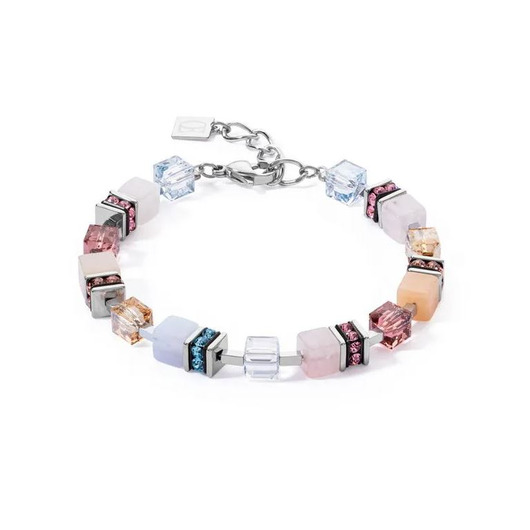 Juweel COEUR DE LION BRACELET BLEU CLAIR-BEIGE 3039/30-0738 Juweel COEUR DE LION BRACELET BLEU CLAIR-BEIGE 3039/30-0738