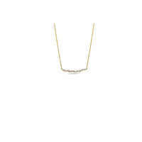 Juweel Femme Adorée collier 18 karaat geelgoud diamant 10C0272G Juweel Femme Adorée collier 18 karaat geelgoud diamant 10C0272G