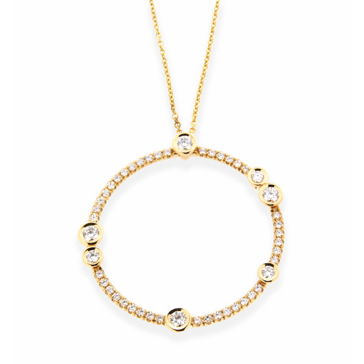 Juweel HULCHI BELLUNI PENDANT+CHAIN YELLOW GOLD DIAMONDS 61242-YW Juweel HULCHI BELLUNI PENDANT+CHAIN YELLOW GOLD DIAMONDS 61242-YW