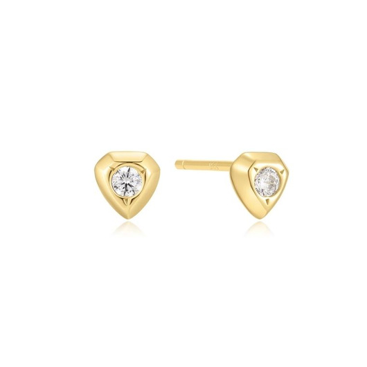Juweel Ania Haie Trailblazer Sparkling Shield Stud earrings E067-03G Juweel Ania Haie Trailblazer Sparkling Shield Stud earrings E067-03G