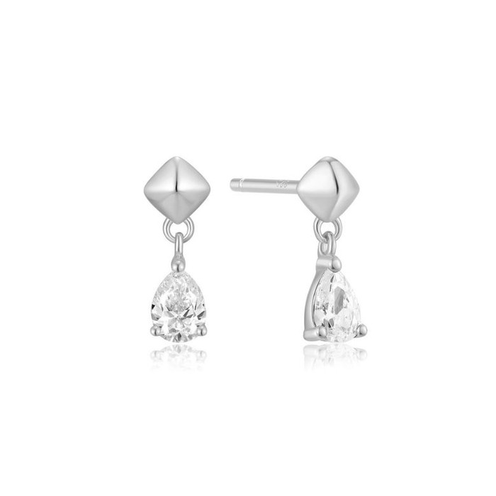 Juweel Ania Haie Trailblazer Pyramid Dangle Threaded Stud earrings E067-04H 
