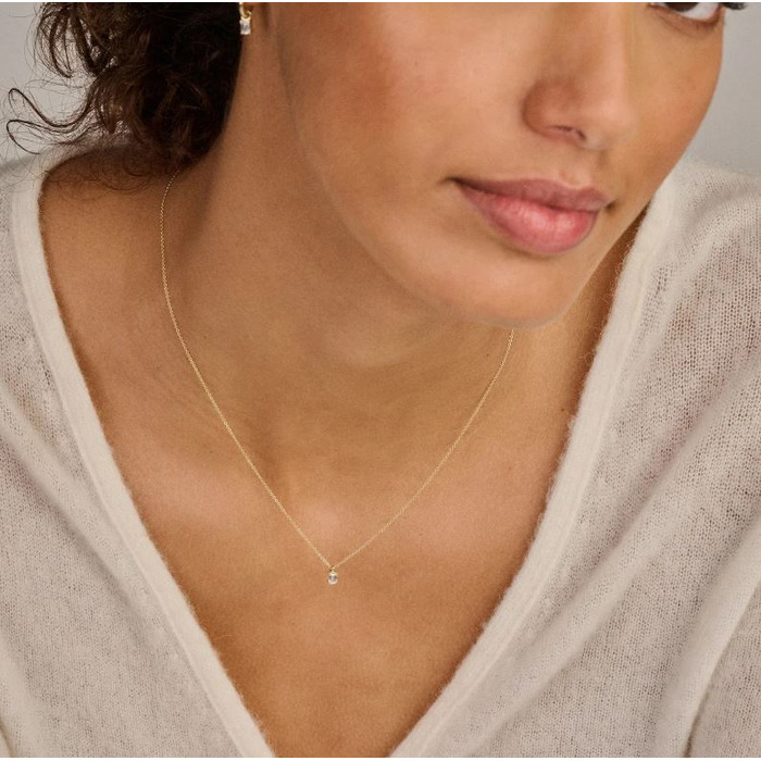 Juweel BLUSH LAB GROWN COLLIER 14K GEELGOUD LG DIAMONDS LG3016Y 