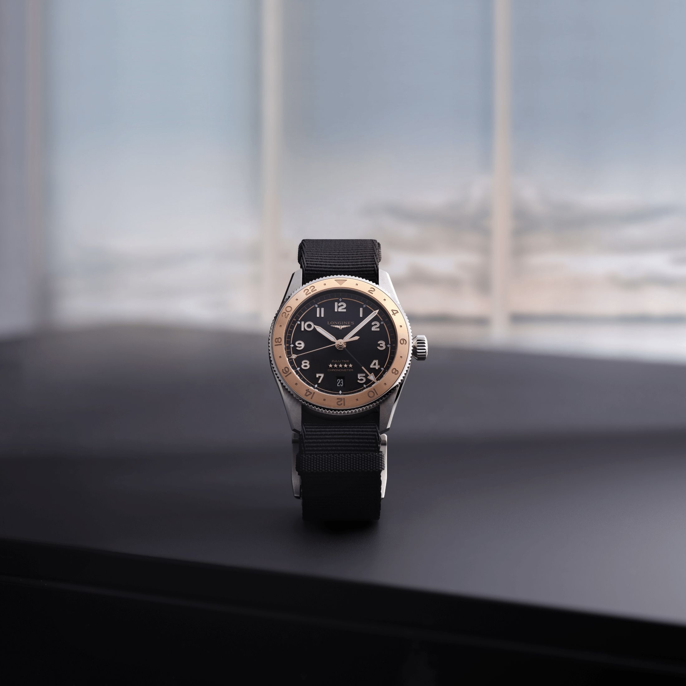 Longines Spirit Zulu Time 1925 – L3.803.5.53.6 | GMT Horloge Ø 39 mm