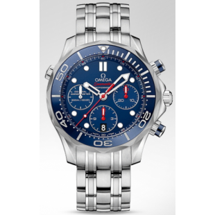 Omega Seamaster Diver 300M - Omega Co-Axial Chronograph caliber 3330 - Omega  212.30.42.50.03.001 41.50mm