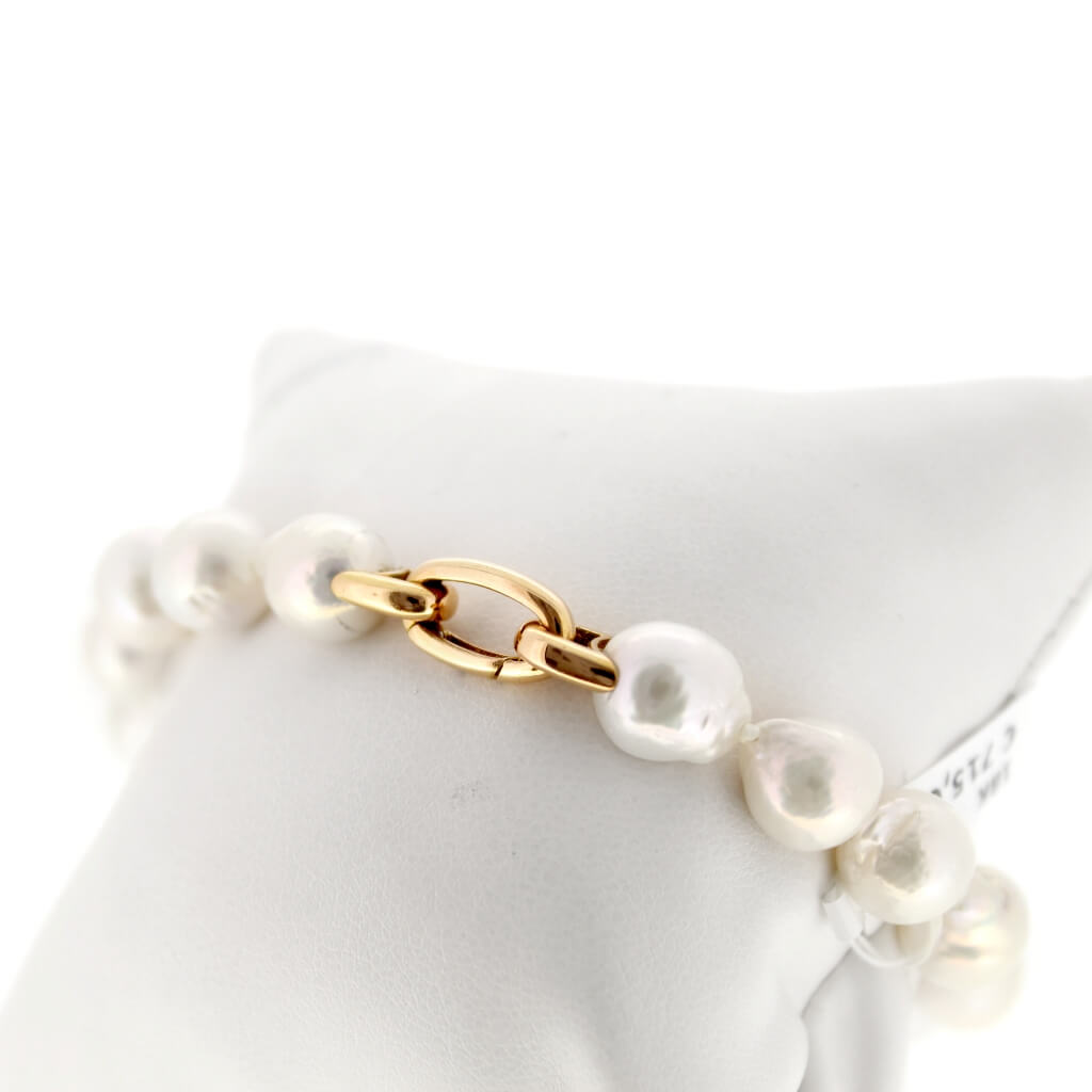 Crystalline Azuria Multiple Strands Pearl Bracelet with Simulated White Pearls 18kt Rose Gold Plated Bracelet for Women 20cm Crystalline Azuria Multiple Strands Pearl Bracelet with Simulated White Pearls 18kt Rose Gold Plated Bracelet for Women 20cm