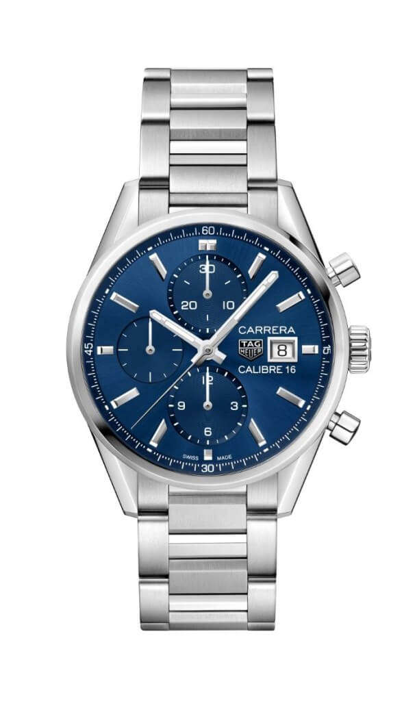 Horloge Tag Heuer Carrera CBK2112.BA0715 Calibre 16 Automatic Chronograph 41mm
