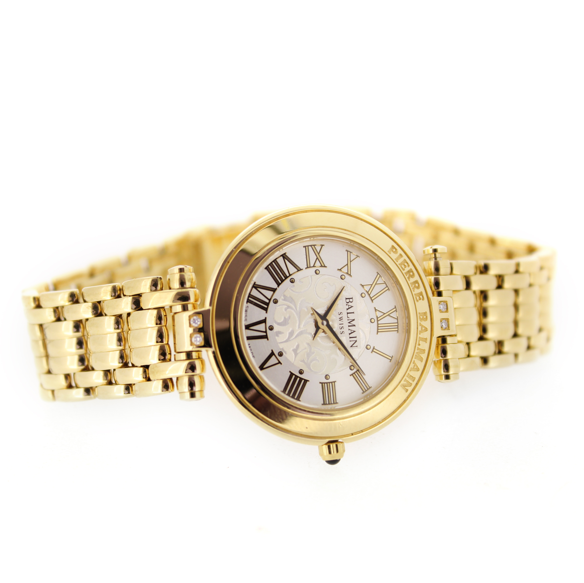 Tweedehands Balmain horloge haute elegance 18 karaat goud is online te koop
